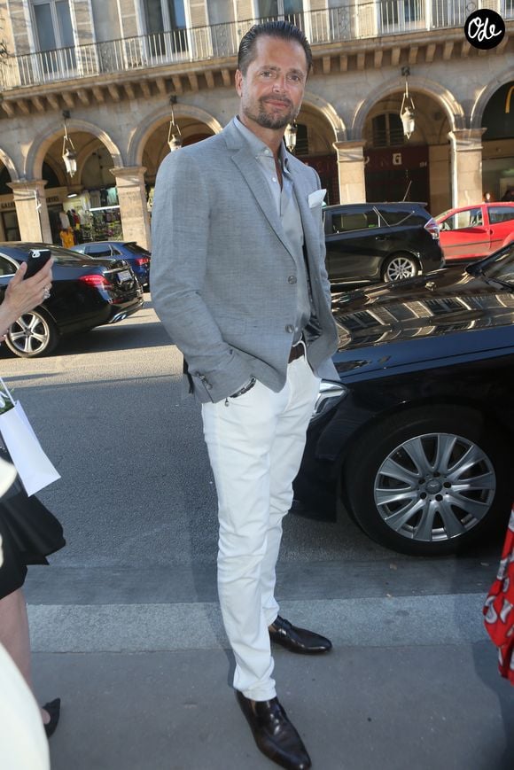David Charvet - Arrivée des people au vernissage de l'exposition ''Christian Dior, couturier du rêve'' pour les 70 ans de la maison Christian Dior au Musée des Arts Décoratifs à Paris, le 3 juillet 2017. © CVS/Veeren/Bestimage