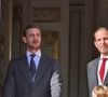 Avec Pierre et Andrea Casiraghi, elle développe aujourd’hui un ambitieux projet consacré à l’histoire des Grimaldi.

Pierre Casiraghi, Maximilian Casiraghi et Andrea Casiraghi - La famille princière de Monaco au balcon du palais, à l'occasion de la Fête Nationale de Monaco, le 19 novembre 2024. © Jacovides-Bebert/Bestimage