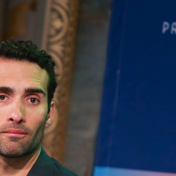 JO d'hiver 2030: Martin Fourcade dit renoncer à présider le comité d'organisation - Martin Fourcade - Conférence de presse "Paris fête les Jeux" à Paris le 23 avril 2024. Michael Baucher / Panoramic / Bestimage