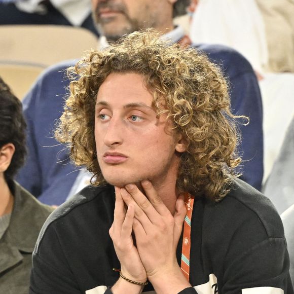 Joalukas Noah - Célébrités dans les tribunes des Internationaux de France de tennis de Roland Garros 2024 à Paris le 2 juin 2024. © Moreau-Jacovides/Bestimage