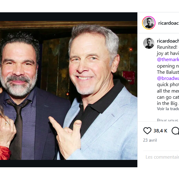 Publication Ricardo Achavira sur Instagram