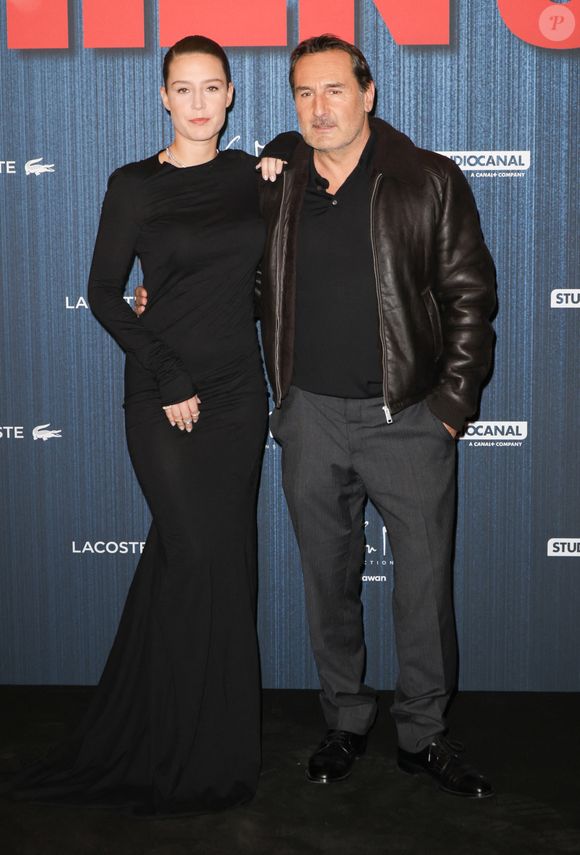 Adèle Exarchopoulos et Gilles Lellouche - Avant-première du film "Chien 51" au cinéma le Grand Rex à Paris le 13 octobre 2025. © Coadic Guirec/Bestimage