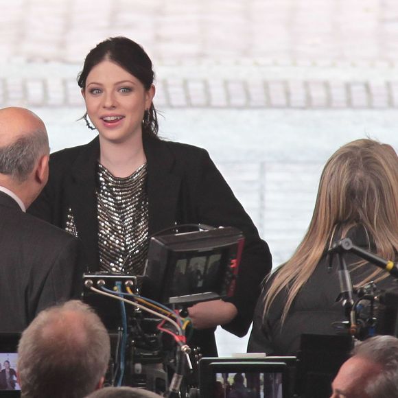 Michelle Trachtenberg sur le tournage de "Gossip Girl" à New York.

Photo : Fameflynet / Bestimage