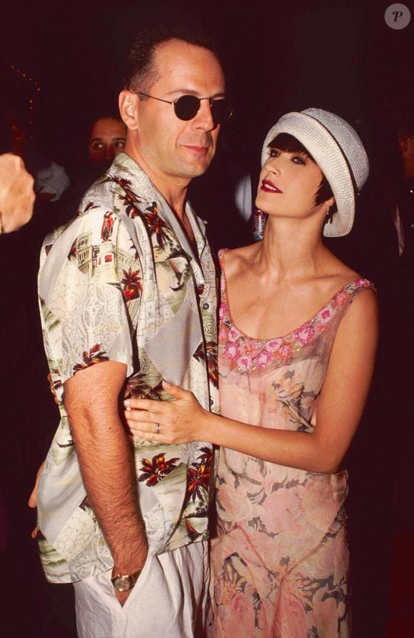 Marlene Willis, Bruce Willis Demi Moore. 1990 Photo by Alamy/ABACAPRESS.COM