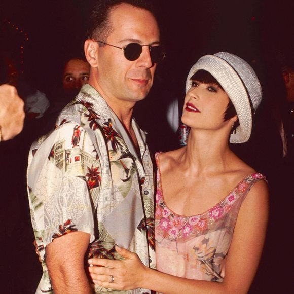 Marlene Willis, Bruce Willis Demi Moore. 1990 Photo by Alamy/ABACAPRESS.COM