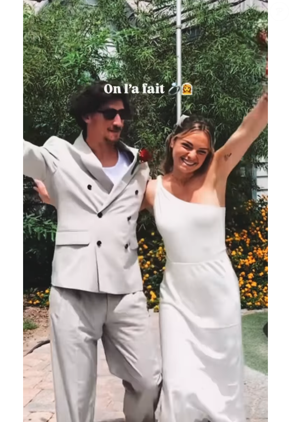Ophélie de "Mariés au premier regard" dévoile qu'elle s'est mariée à Théo à Las Vegas - Instagram, 30 mai 2025