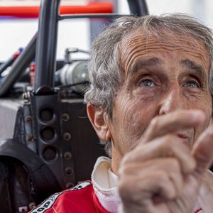 Alain Prost lors du Grand Prix de France Historique 2026, du 8 au 10 mai 2026 sur le Circuit Paul Ricard au Castellet, France