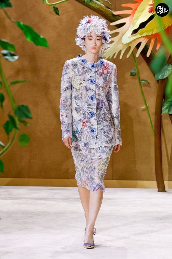 Défilé de mode Chanel Collection Haute Couture Automne/Hiver 2026-2027 lors de la Fashion Week de Paris (PFW) au Grand Palais, à Paris, France, le 7 juillet 2026. © Bestimage