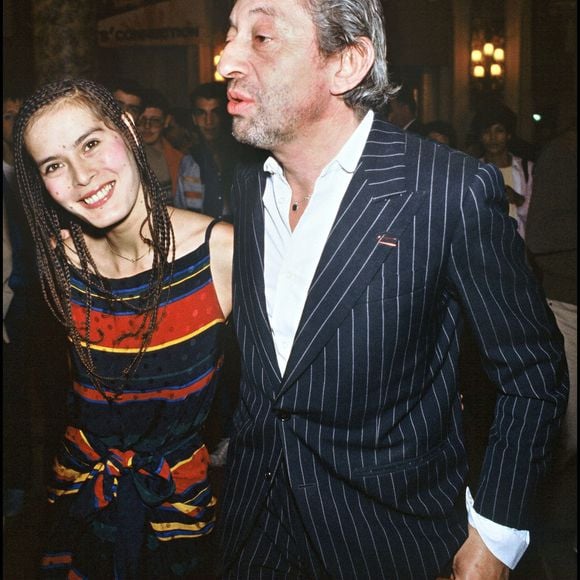 ARCHIVES - SERGE GAINSBOURG ET SA FEMME BAMBOU AU FESTIVAL DE CANNES 1983