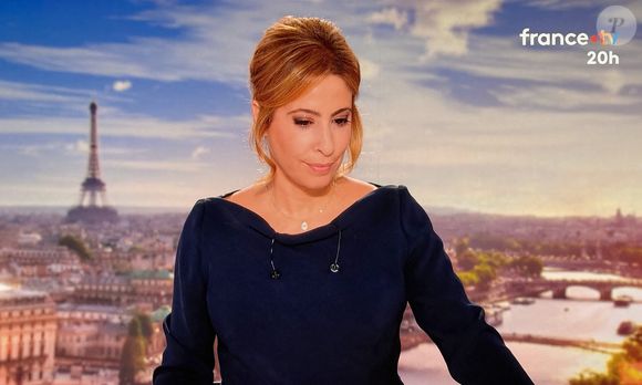 Captures d'écran - Léa Salamé présente son premier journal de 20 heures sur France 2  le 1er septembre 2025. 

© Alain Guizard / Bestimage