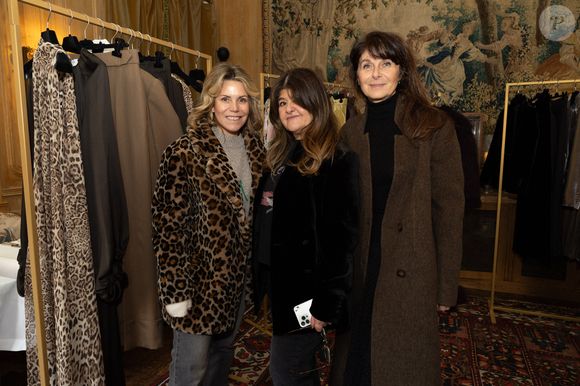 Exclusif - Laura Tenoudji, Patricia Bitton, Caroline Pois - Présentation de la nouvelle collection de la marque Oud automne/hiver 2025-2026 dans les salons des restaurants Lafayette à Paris. Le 3 février 2025.
© Jeremy Melloul / Bestimage