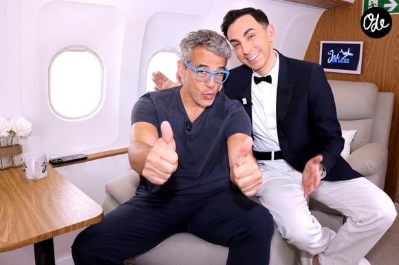 Exclusif - Julien Cohen lors de l'enregistrement de l'émission "Le Jet de Luxe", présentée par Jordan de Luxe. Paris, le 22 ami 2026.
© Cédric Perrin/Bestimage