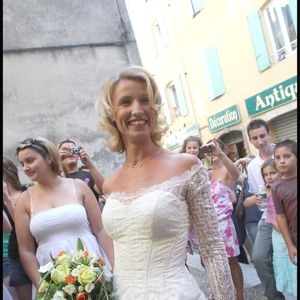 Alexandra Lamy le 25 juillet 2009 à Anduze. © JACOVIDES-MOREAU / BESTIMAGE
