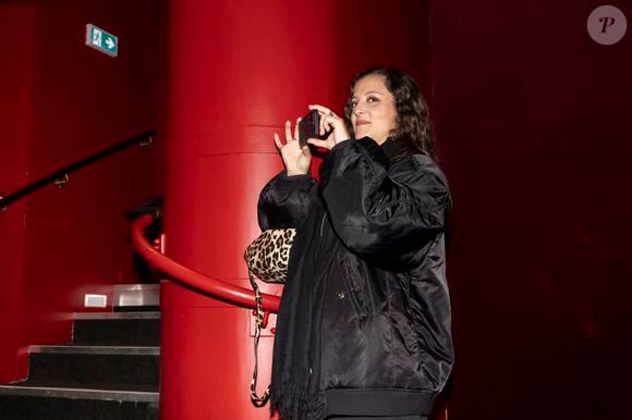 Exclusif -  Camille Lellouche - Lancement  du clip de l'Association Laurette Fugain au cinéma Mac Mahon à Paris, FRance, le 15 octobre 2024. Film "Je garde le sourire" réalisé par P.Noguéras. © Manuelle Toussaint via Bestimage