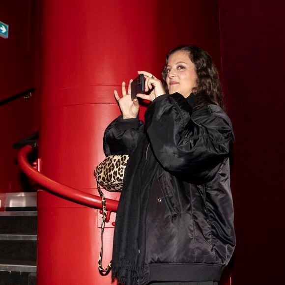 Exclusif -  Camille Lellouche - Lancement  du clip de l'Association Laurette Fugain au cinéma Mac Mahon à Paris, FRance, le 15 octobre 2024. Film "Je garde le sourire" réalisé par P.Noguéras. © Manuelle Toussaint via Bestimage