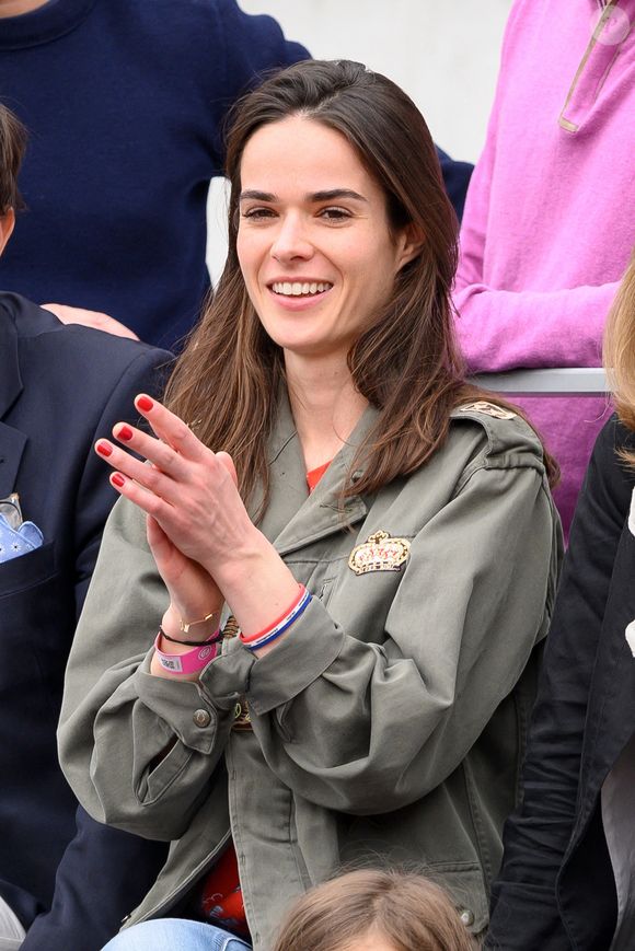 Catherine Robert (petite amie du chanteur Vianney) assiste au tournoi de double Stars, Set et Match lors de la journée des enfants à Roland Garros le 25 mai 2019, à Paris, France. Photo by Laurent Zabulon / ABACAPRESS.COM