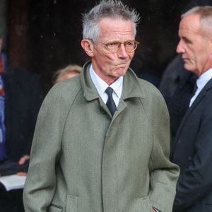 Patrice Leconte en a fait les frais 
Patrice Leconte - Sortie des Obsèques de Michel Blanc en l'église Saint-Eustache à Paris, le 10 octobre 2024.
© Moreau / Jacovides / Bestimage