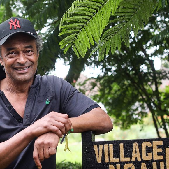 L'ancien sportif de tennis, Yannick Noah dans son village Noah, à Yaoundé, Cameroun, le 25 juillet 2022. © Stéphane Lemouton/Bestimage