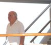 Alimentée par les dividendes record d’Inditex, cette stratégie patrimoniale permet à Amancio Ortega de diversifier ses investissements, jusqu’aux hôtels cinq étoiles et à l’international. 

Exclusif - Amancio Ortega et sa femme Flora Pérez en vacances en famille sur un yacht à Split en Croatie. Amancio est le propriétaire du groupe de mode Inditex, auquel appartient les marques Zara, Berschka, Pull & Bear.... Le 3 aout 2019.