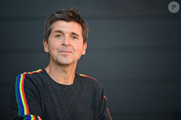 Thomas Sotto pose lors du Festival du Film Fiction Politique de La Baule le 4 octobre 2025 à La baule, France. Photo by Franck Castel/ABACAPRESS.COM