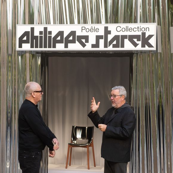 Alberto Alessi, Philippe Starck - Milan Design Week 2023 le 20 avril 2023. SGP / BESTIMAGE