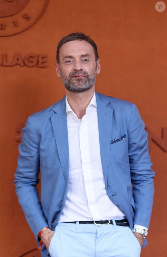 Augustin Trapenard - Célébrités au village lors des Internationaux de France de tennis de Roland Garros 2024 à Paris le 9 juin 2024.