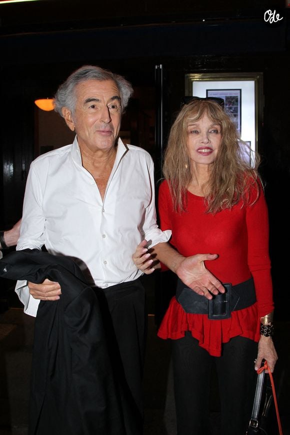 Bernard-Henri Lévy, Arielle Dombasle à la présentation et la conférence autour du livre "Mémoires provisoires" de BHL au cinéma Le Saint Germain des Prés à Paris le 23 septembre 2026. © Philippe Baldini / Bestimage #