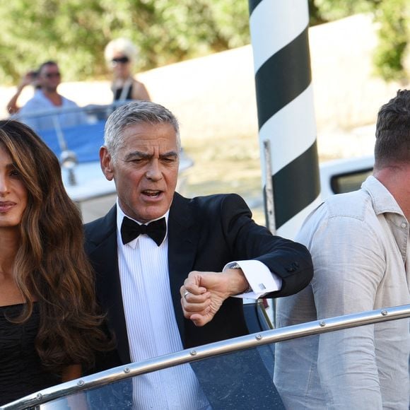 Venise, ITALIE George Clooney et Amal Clooney à Venise le 1er septembre 2026. 

© Francesca Vieceli/IPA via ZUMA Press / Bestimage