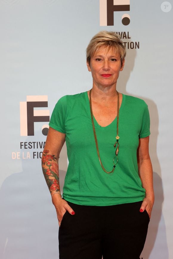 Maïtena Biraben - 23ème édition du Festival de la Fiction tv de la Rochelle 2021 le 14 septembre 2021. © Jean-Marc Lhomer/Bestimage