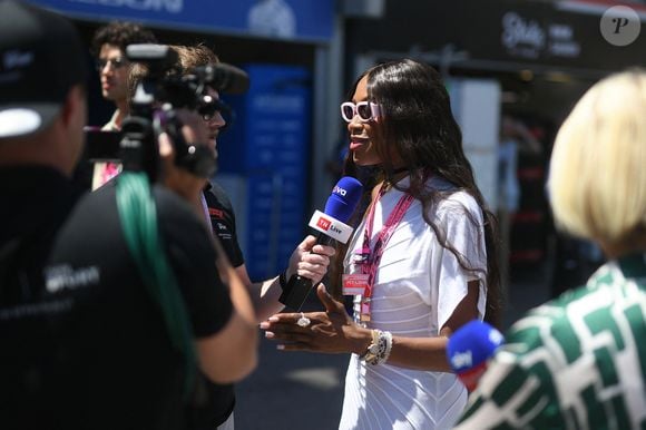 Naomi Campbell lors du Grand Prix de Formule 1 (F1) Tag Heuer de Monaco le 25 mai 2025. © Lionel Urman/Bestimage