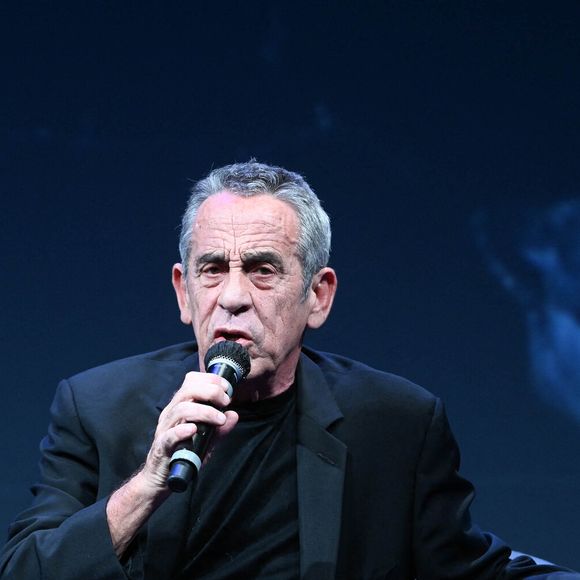 Exclusif -  Thierry Ardisson a donné une conférence vendredi 28 janvier dans le cadre du PIDS Enghien (Pids Enghien - Le festival des effets spéciaux) à propos de sa nouvelle émission « Hôtel du temps ». Elle arrivera en mai sur France 2. Le premier numéro est consacré à Jean Gabin.
© Guirec Coadic / Bestimage