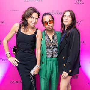 Exclusif - Sandra Sisley, Tefy Rafalimanana et Gaëlle Constantini - Photocall à la suite Sandra & Co lors du Festival International des Séries de Cannes, Canneseries Saison 8, à l’hôtel JW Marriott Cannes le 28 avril 2025.
© Aurelio Stella / William Sanches Tavares / Evenjoy / Bestimage