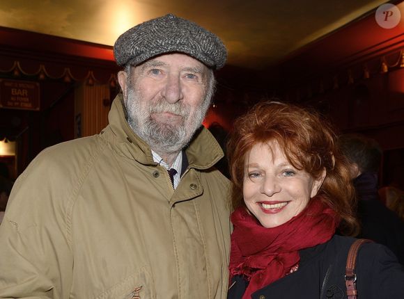 Jean-Pierre Marielle et sa femme Agathe Natanson - People à la générale de la pièce "A torts et à raison" au théâtre Hébertot à Paris le 25 janvier 2016. © Coadic Guirec/Bestimage