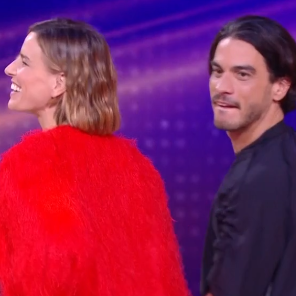 Au lendemain de la finale, elle était de nouveau présente à la télévision. 
Fauve Hautot et son compagnon Romain Guillermic dans "Danse avec les stars" sur TF1 le 3 avril 2026.