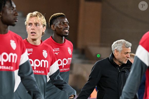 Le milieu de terrain de l'AS Monaco affirme que les tensions se sont apaisées et que sa mère, Yeo Moriba, a enfin retrouvé une forme de paix après ce terrible feuilleton.

Paul Pogba, Bruno Genesio, entraineur de Lille lors du match de football en ligue 1 Monaco - Lille au stade Louis II de Monaco le 10 mai 2026.

© Lionel Urman / Bestimage