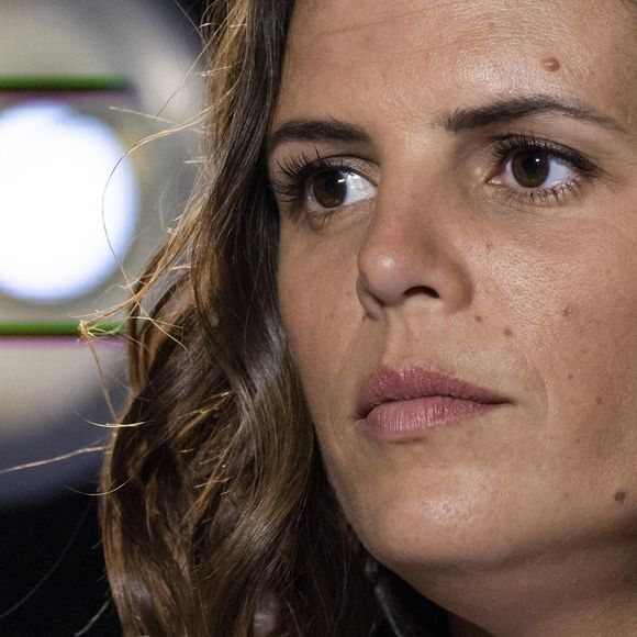 Laure Manaudou - Enregistrement de l'émission "La Chanson secrète" à Paris. Le 15 janvier 2022. © Cyril Moreau / Bestimage