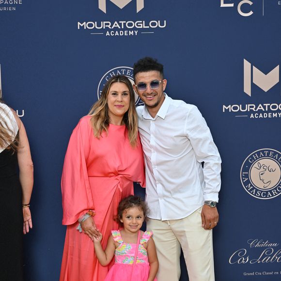Marion Bartoli son mari Yahya Boumediene et leur fille Kamilya - 10ème édition du Gala de Charité de Patrick Mouratoglou à l'Académie Mouratoglou à Biot Sophia Antipolis, le 23 juin 2024. © Bruno Bebert/Bestimage