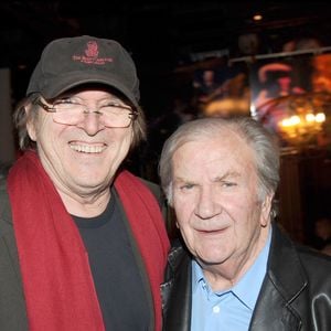 Archives - Jean Marie Poiré et Pierre Mondy - Anniversaire de Françoise Menidrey (agent de comédiens) au Réservoir @RACHID BELLAK / BESTIMAGE