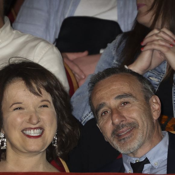Exclusif - Anne Roumanoff, Elie Semoun - Concerto pour la paix de Omar Harfouch au théâtre de Béziers le 8 mai 2025 © Jack Tribeca / Bestimage