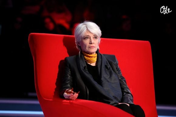 Enregistrement de l'émission "Le Divan" présentée par Marc-Olivier Fogiel avec Françoise Hardy en invitée, le 29 janvier 2016. Elle sera diffusée le 16 février 2016 sur France 3. © Dominique Jacovides / Bestimage