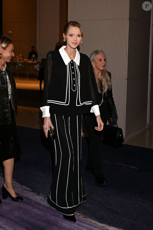 La princesse Charlene de Monaco était présente pour l'ouverture de la seconde édition du salon Joya, un salon international dédié au bijou, au One Monte-Carlo à Monaco, le 13 novembre 2025. © Bruno Bebert / Bestimage