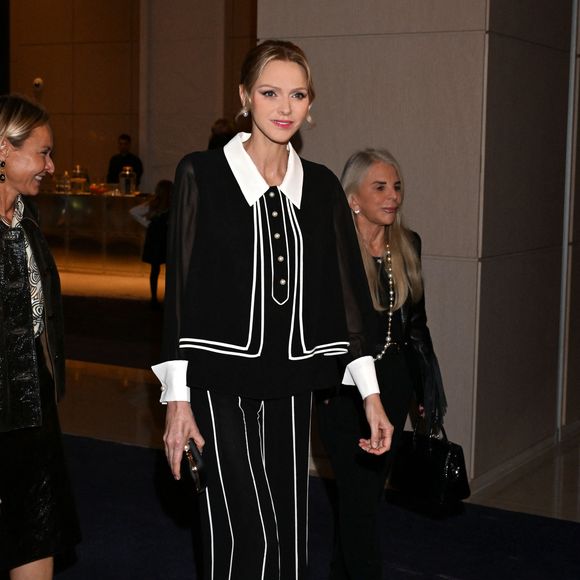 La princesse Charlene de Monaco était présente pour l'ouverture de la seconde édition du salon Joya, un salon international dédié au bijou, au One Monte-Carlo à Monaco, le 13 novembre 2025. © Bruno Bebert / Bestimage