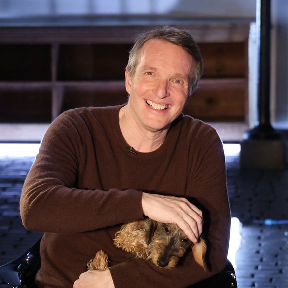 Stéphane Rotenberg, lors de l'enregistrement de l'émission "Animaux Stars", présentée par B.Montiel et diffusée le 5 avril 2025 sur la chaîne Animaux. Paris, le 17 février 2025. 
© Denis Guignebourg / Bestimage
