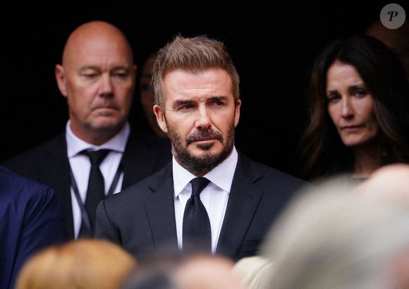 Le cortège funèbre de Sven-Goran Eriksson, comprenant David Beckham, quitte l'église de Fryksande en direction de sa propriété à Torsby, en Suède. Date de la photo : Vendredi 13 septembre 2024. ... Les funérailles de Sven-Goran Eriksson ... 13-09-2024 ... Torsby ... Suède © Yui Mok/PA Wire.