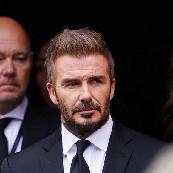 Le cortège funèbre de Sven-Goran Eriksson, comprenant David Beckham, quitte l'église de Fryksande en direction de sa propriété à Torsby, en Suède. Date de la photo : Vendredi 13 septembre 2024. ... Les funérailles de Sven-Goran Eriksson ... 13-09-2024 ... Torsby ... Suède © Yui Mok/PA Wire.