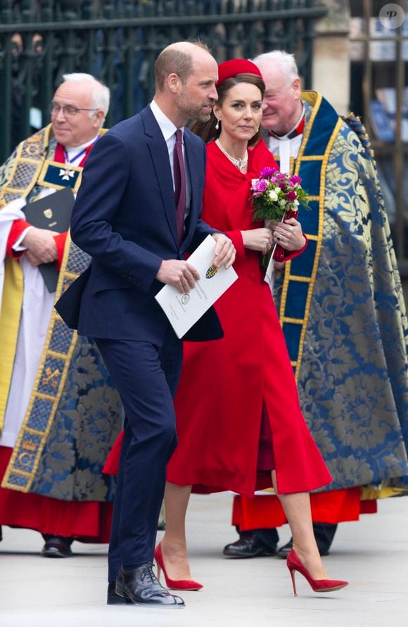 Ce 29 avril 2025, le couple royal célèbrera son 14ème anniversaire de mariage !

La princesse Catherine (Catherine « Kate » Middleton, princesse de Galles), le prince William, la cérémonie traditionnelle du Jour du Commonwealth à l'abbaye de Westminster à Londres, Grande-Bretagne, le 10 mars 2025. (Dana Press / Bestimage).