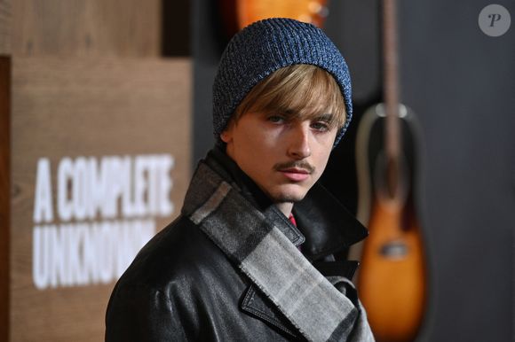 En décembre 2024, Timothée Chalamet à la première du film "Un parfait inconnu" à New-York. STARMAX / BESTIMAGE