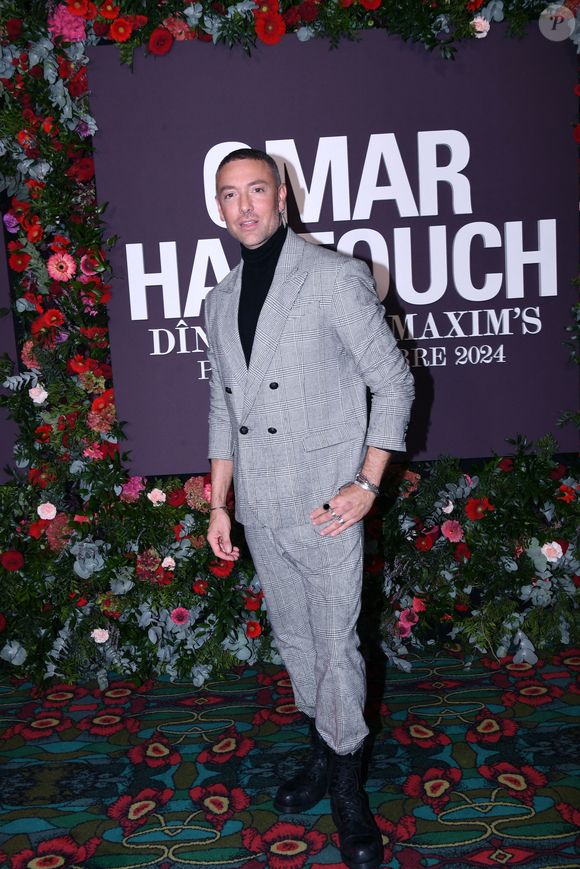 Maxime Dereymez au photocall de la soirée Omar Harfouch "Dîner chez Maxim's" à Paris le 9 octobre 2024.
© Rachid Bellak / Bestimage