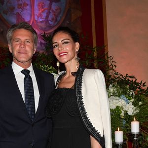 Emmanuel-Philibert de Savoie et Adriana Abascal au dîner de gala. Rome, Palazzo Ruspoli Dîner de gala pour le concert d'Omar Harfouch au Parlement italien. Italie, Rome le 29 avril 2025. Photo par IPA/ABACAPRESS.COM