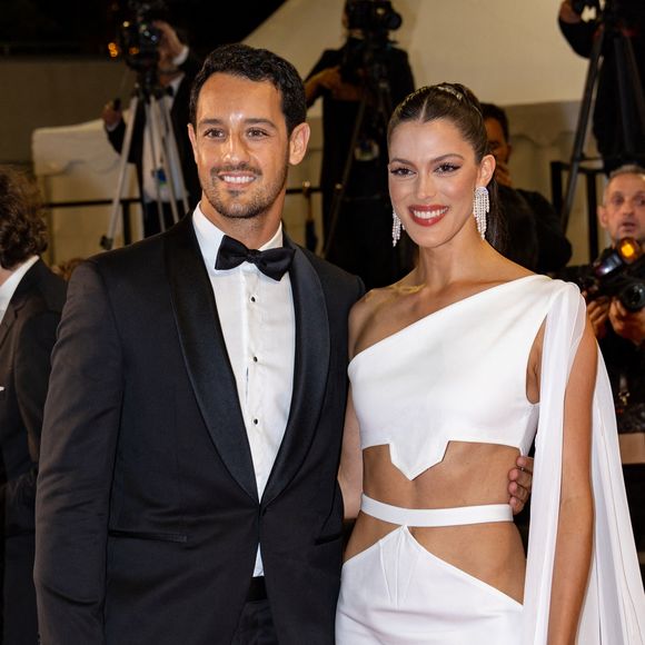 Iris Mittenaere et son ex-fiancé Diego El Glaoui - Montée des marches du film « Le retour (Homecoming) » lors du 76ème Festival International du Film de Cannes, au Palais des Festivals à Cannes. Le 17 mai 2023 © Jacovides-Moreau / Bestimage